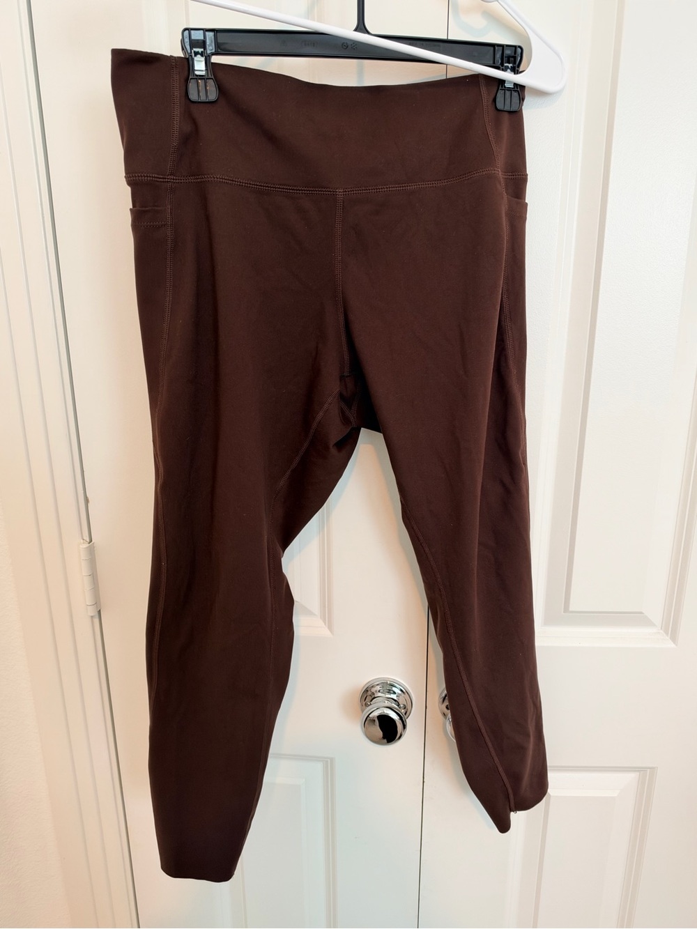 Danskin Athletic Leggings Brown Size XL (XG)